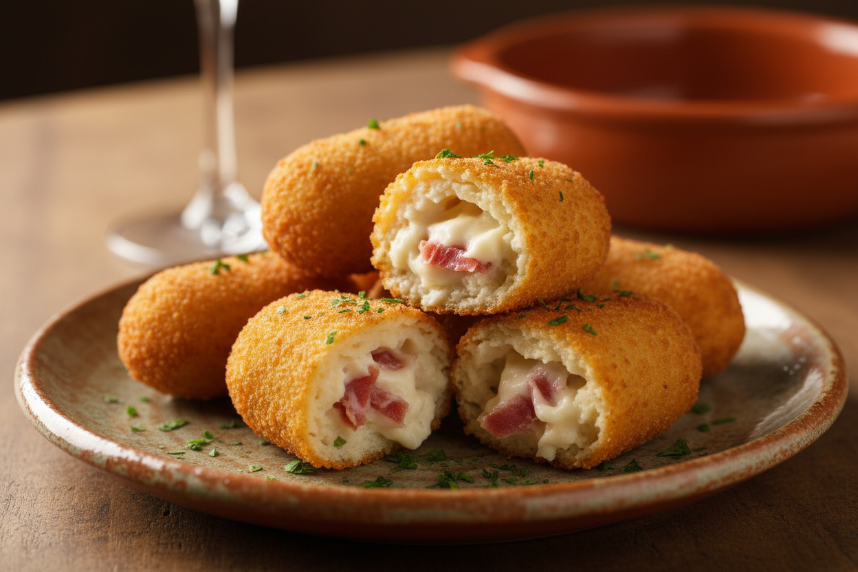 Croquetas de jamón deliciosas