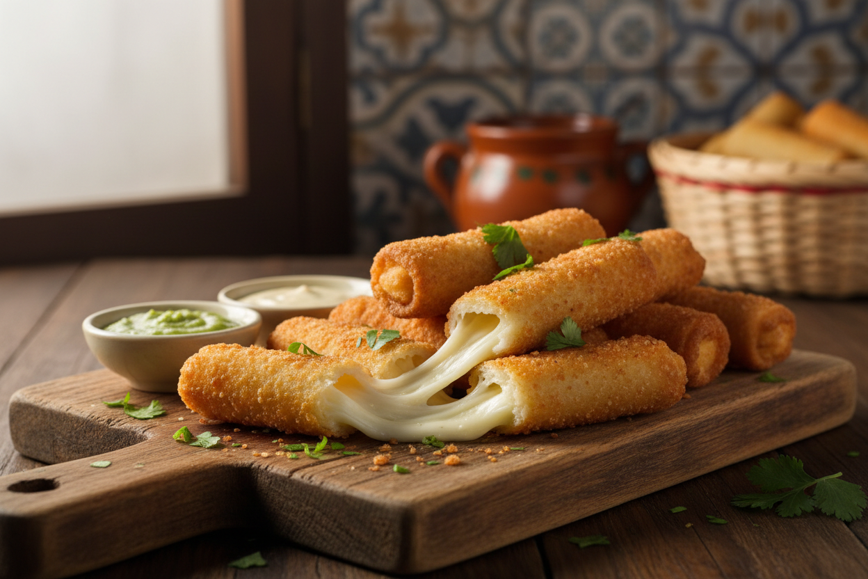 Tequeños de queso, receta tradicional venezolana